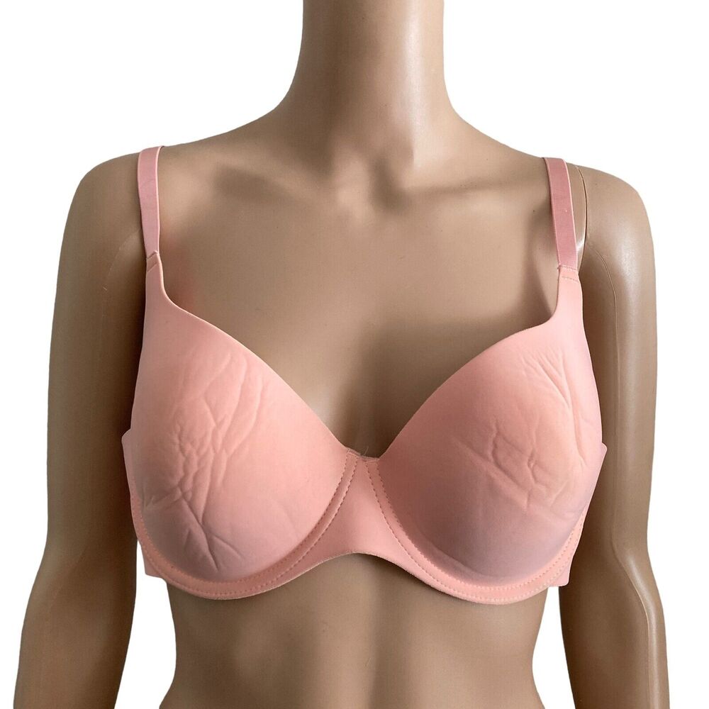 Vintage 90s Juicy Couture Bra Pink Womens 38C Padded Underwire